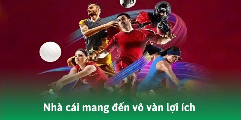 Nhà cái mang đến vô vàn lợi ích dành cho bet thủ đam mê bộ môn thể thao